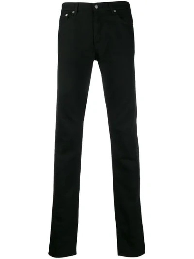 Givenchy Mid-rise Straight-leg Jeans In Black