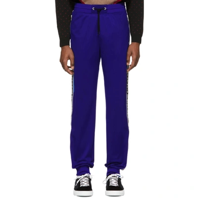 Givenchy Mid-rise Logo-jacquard Track Pants In 422 Black