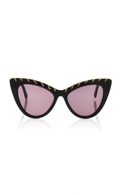 Stella Mccartney Falabella Sunglasses In Black