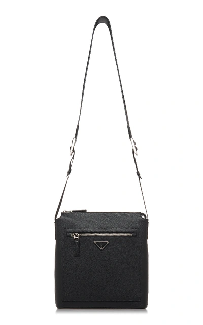 Prada Black Crossbody Bag With External Zip Pocket