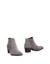 Tod's Ankle Boots In Grey