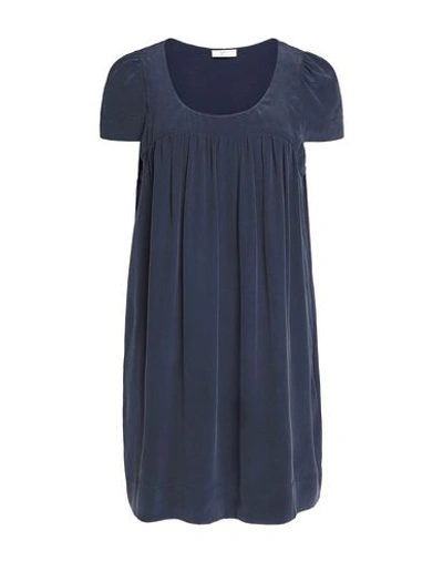 Joie Short Dress In Dark Blue