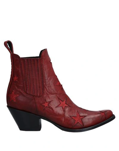 Mexicana Ankle Boot In Red