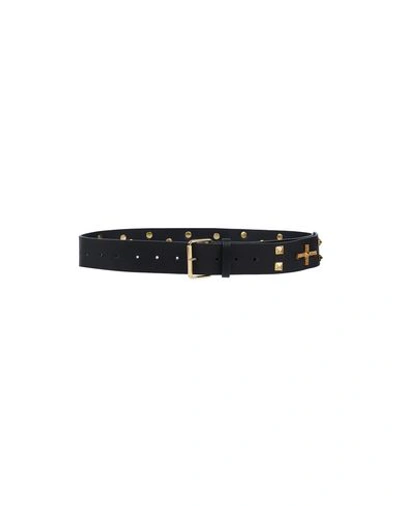 Fausto Puglisi Leather Belt In Black