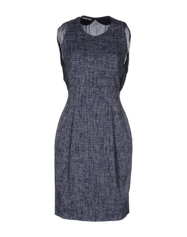 Emporio Armani Short Dress In Blue | ModeSens