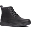 Geox Abroad Abx 2 Tall Lace-up Boot In Black