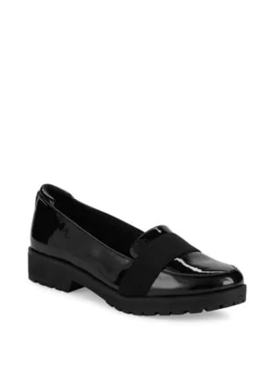 Anne Klein Beyond Patent Loafers In Black