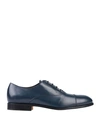Tod's Laced Shoes In Dark Blue