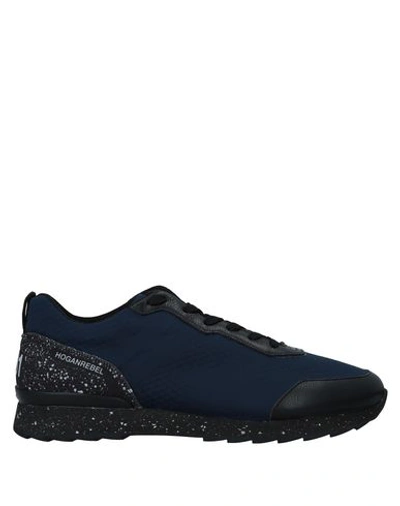 Hogan Rebel Sneakers In Dark Blue