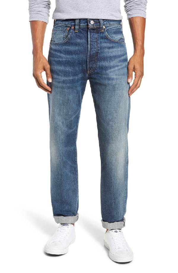 Levi's Vintage Clothing 1947 501 Straight Leg Jeans In Blue Orange Street | ModeSens