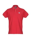 North Sails Polo Shirt In Red