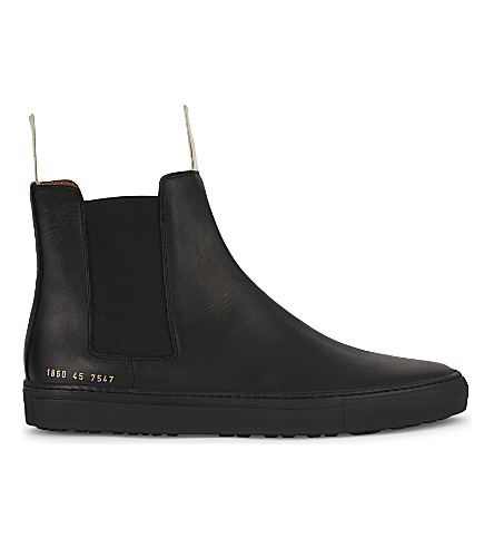 common projects leather chelsea boot