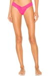 Hanky Panky Low Rise Thong In Flamboyant Pink