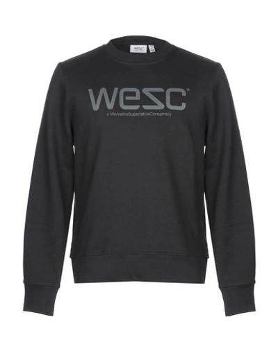 Wesc Sweatshirts In Black