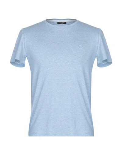 Calvin Klein T-shirt In Sky Blue
