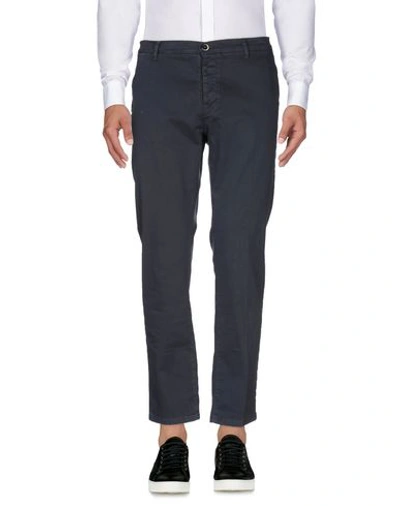 Addiction Casual Pants In Dark Blue