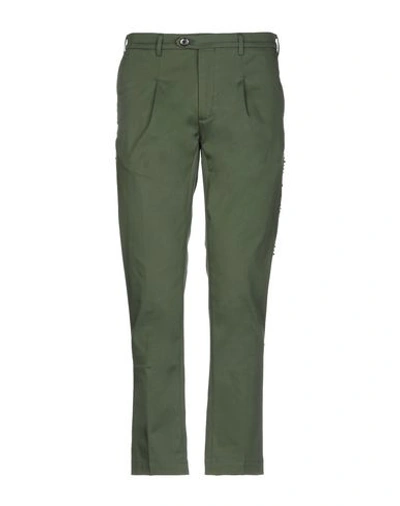 Selectio Casual Pants In Military Green