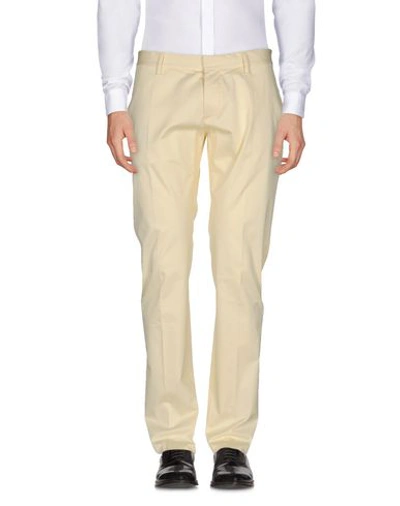 Dsquared2 Casual Pants In Yellow