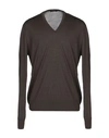 Prada Sweater In Dark Brown