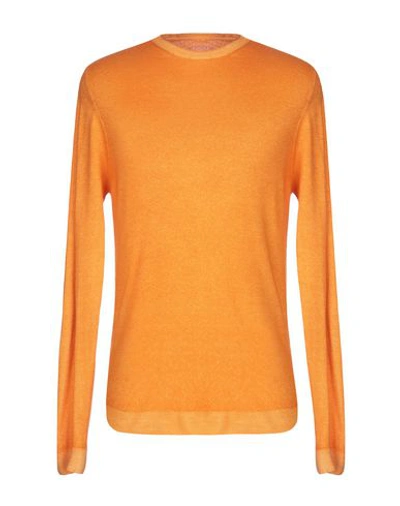 Original Vintage Style Cashmere Blend In Orange