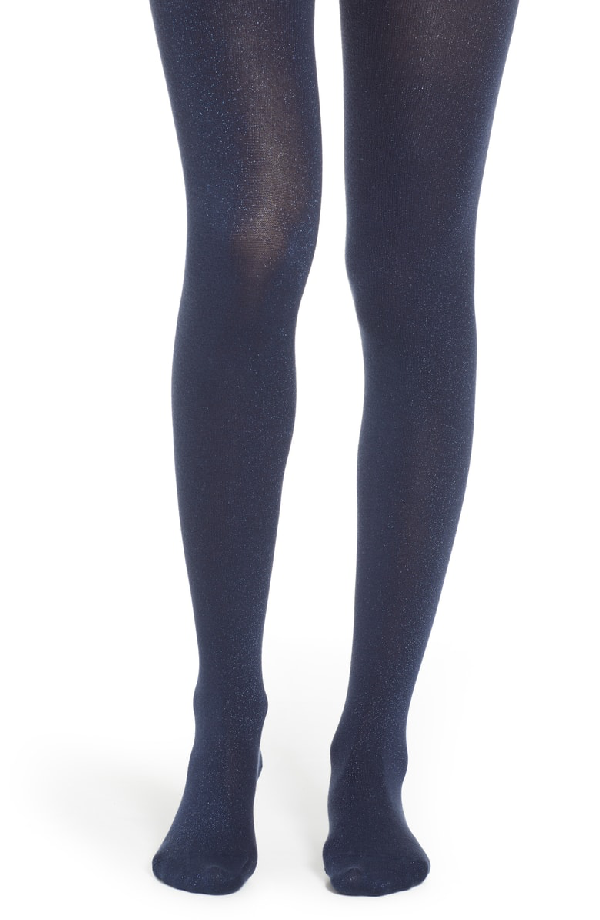Falke Glossy Tights In Space Blue | ModeSens