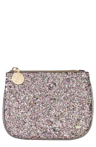 Stephanie Johnson Mini Flat Pouch In Hollywood Pink