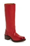 Frye 'campus 14l' Boot In Burnt Red Leather
