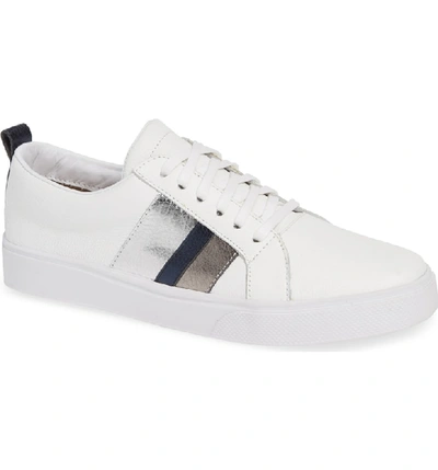 Kaanas Bristol Sneaker In Blue Leather