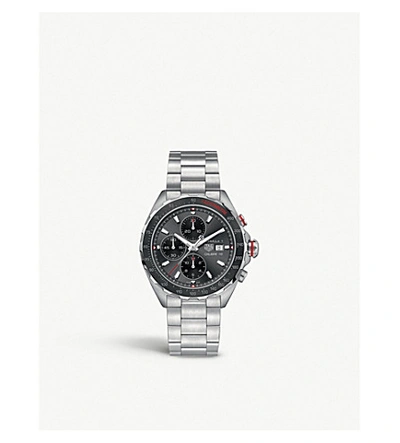 Tag Heuer Caz2012. Ba0876 Formula One Stainless Steel Chronograph Watch In Silver/black