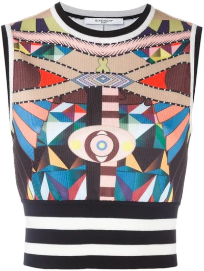 Givenchy 'crazy Cleopatra' Knitted Top - Multicolour