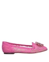 Dolce & Gabbana Loafers In Fuchsia