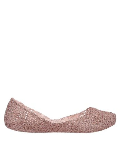 Melissa Ballet Flats In Beige