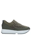 Alexander Smith Sneakers In Military Green