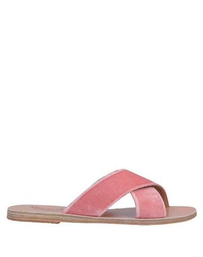 Ancient Greek Sandals Sandals In Pink