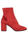Balenciaga Ankle Boots In Rust