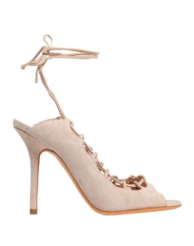 Alexa Wagner Sandals In Beige