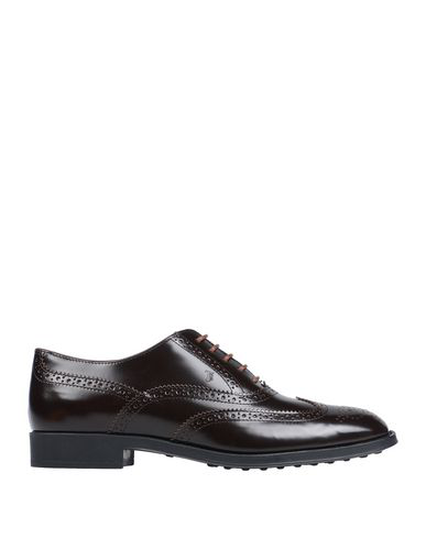 Tod's Laced Shoes In Dark Brown | ModeSens