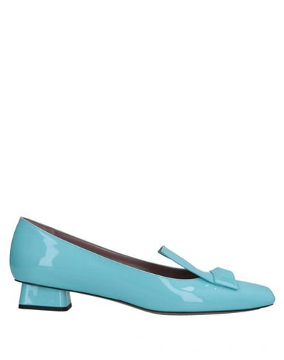 Rayne Loafers In Sky Blue