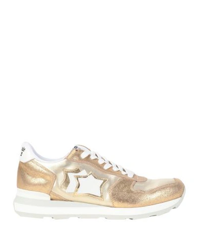 Atlantic Stars Sneakers In Gold