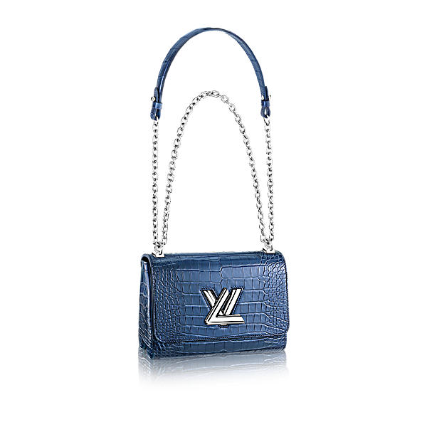 Louis Vuitton Twist Mm In Blue | ModeSens