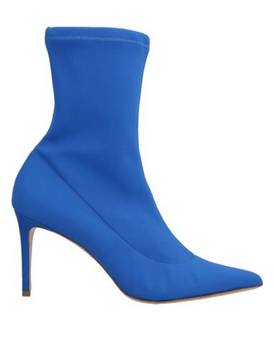 Aldo Castagna Ankle Boot In Bright Blue