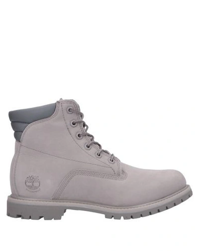 Timberland Ankle Boot In Light Grey