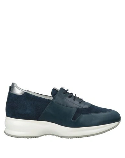 Alberto Guardiani Laced Shoes In Dark Blue