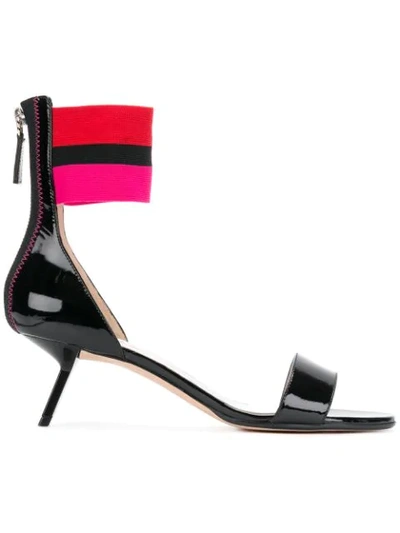 Alchimia Di Ballin Strappy Kitten-heel Sandals In Black