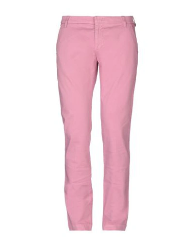 Entre Amis Casual Pants In Light Purple