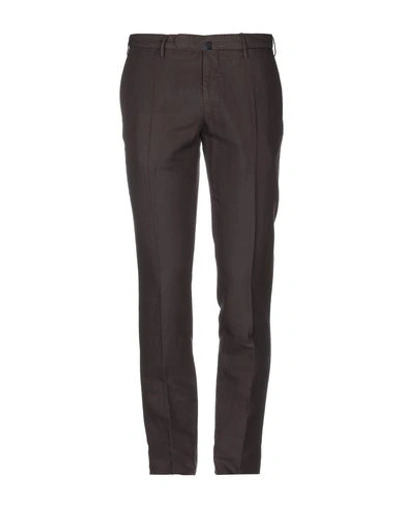 Incotex Casual Pants In Dark Brown