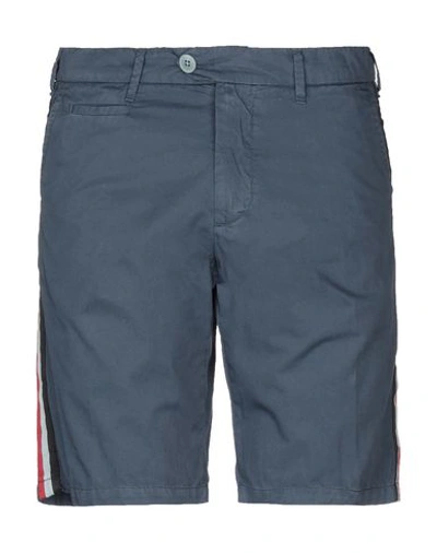 Perfection Man Shorts & Bermuda Shorts Navy Size 38 Cotton In Dark Blue