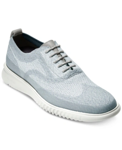 Cole Haan Men's 2.zerogrand Stitchlite Water Resistant Oxfords Men's Shoes In Magnet/ Vapor Grey