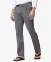 Tommy Bahama Boracay Straight Leg Flat Front Pants In Fog Grey