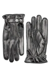 Hestra Gloves Men's Jake Leather Snap Gloves In Black